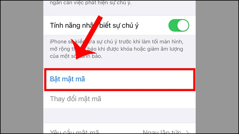 Các bước cài đặt mật khẩu iPhone 13 Pro Max đơn giản nhất