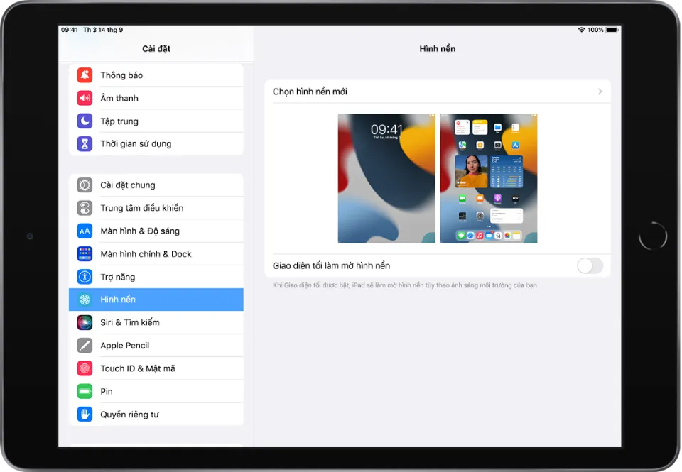 Cách cài đặt và thay đổi màn hình ipad nhanh chóng, đơn giản nhất