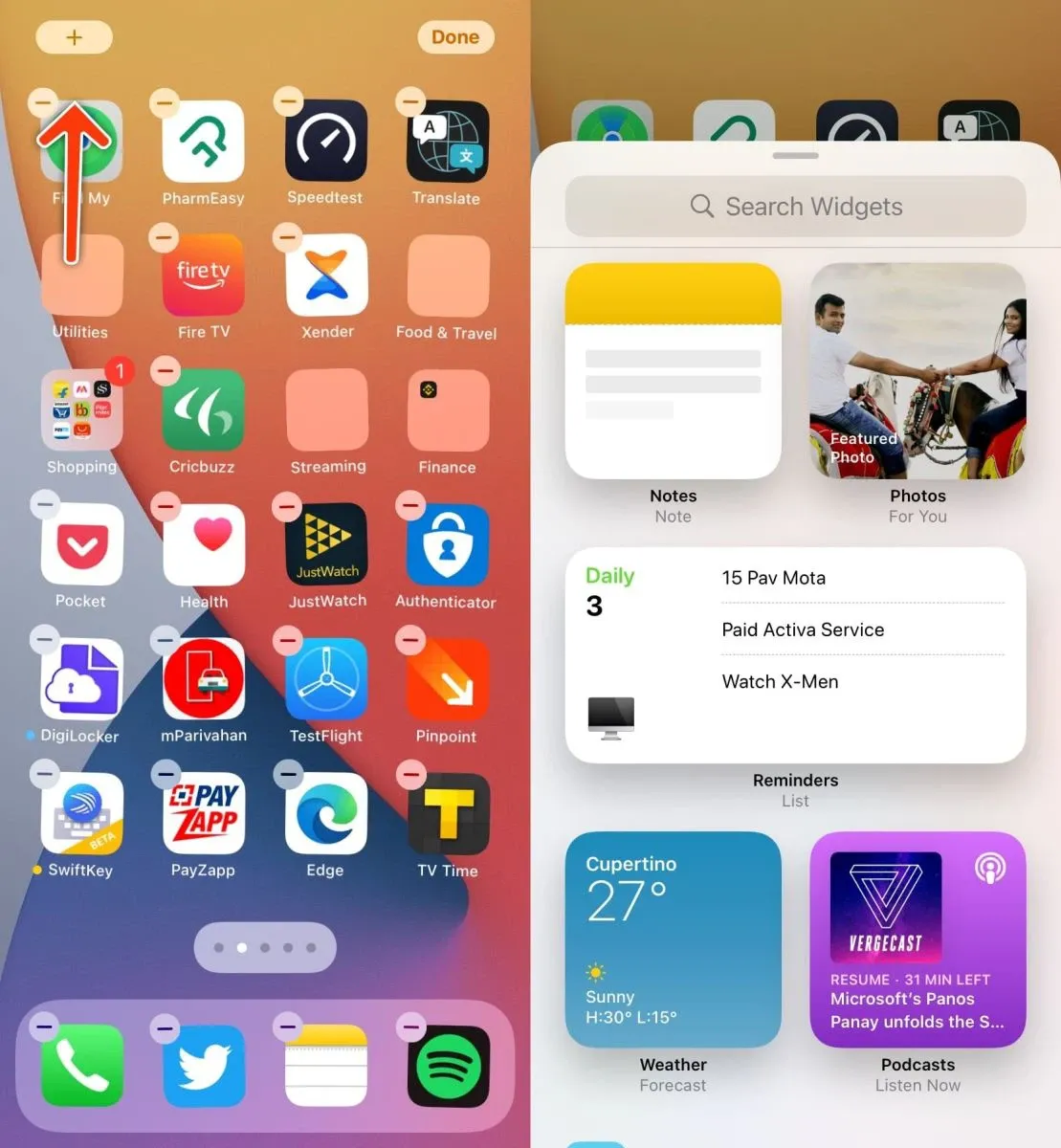 Cách thêm Widget trên IOS đơn giản nhất