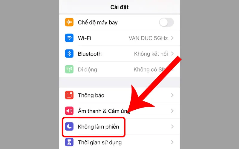 Cài đặt không làm phiền Iphone và những lưu ý cần biết