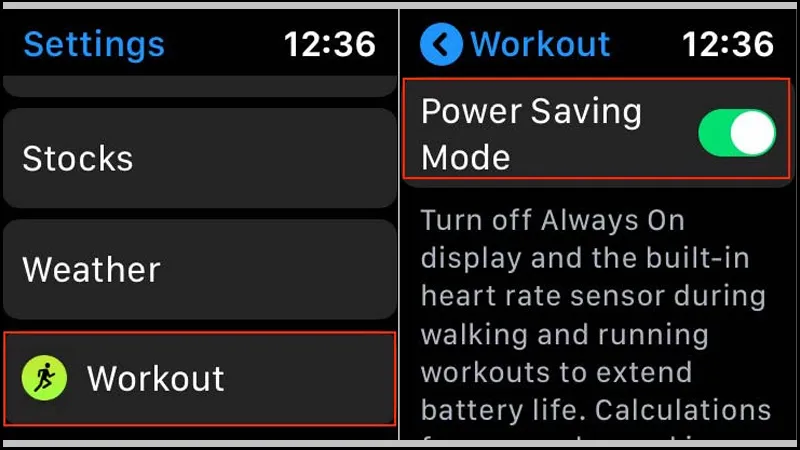Cài đặt tiết kiệm pin tối ưu cho đồng hồ thông minh Apple Watch