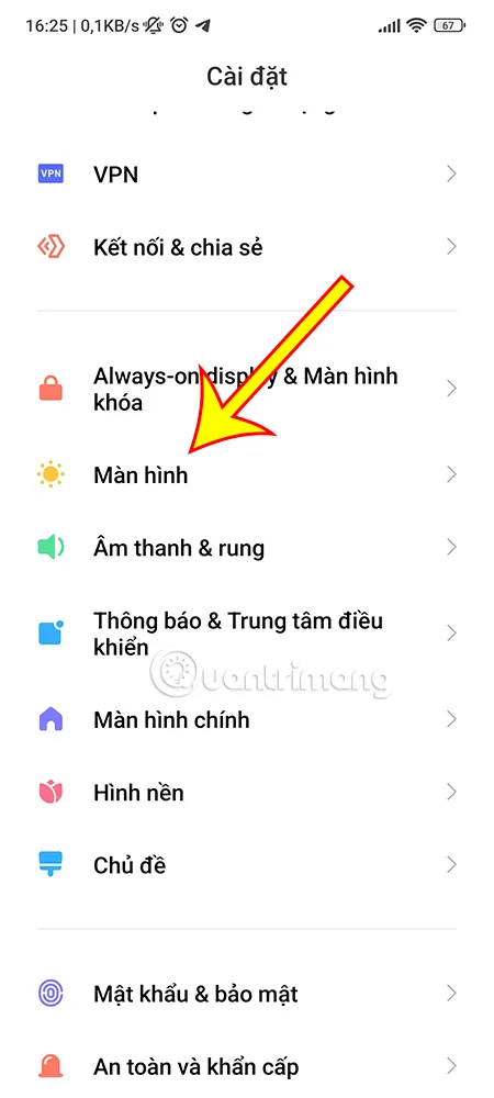 Hướng dẫn chi tiết cách chỉnh tần số quét màn hình Xiaomi