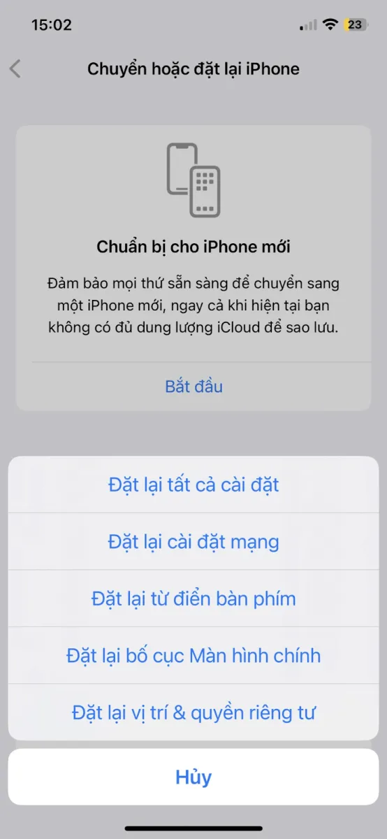 Khôi phục cài đặt gốc trên iPhone: Hướng dẫn chi tiết