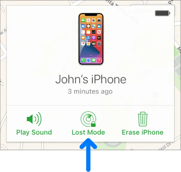 Sử dụng Find My Phone để điều khiển thiết bị iphone đã mất tích