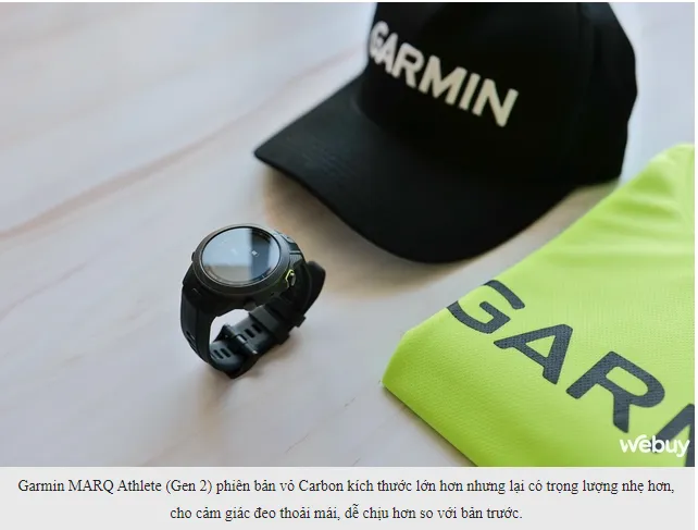 Trên tay Garmin MARQ Athlete (Gen 2) Carbon Edition: Đẹp sang, đeo thoải mái, thêm tính năng mà Apple, Samsung cũng nên học hỏi ngay